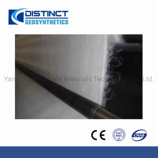 Stark reißfestes, nicht gewebtes Langfaser-Geotextil für den Straßenbau